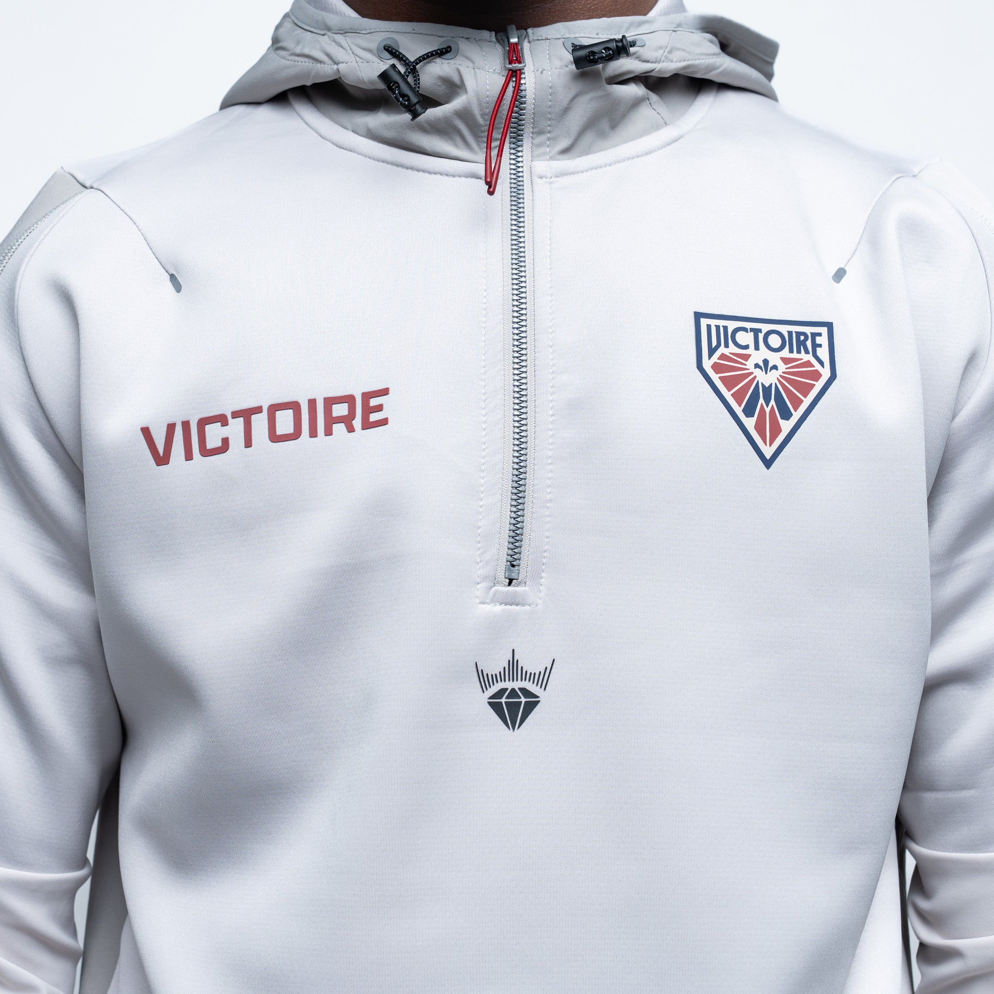 Adult Montreal Victoire Royalty Podium Hybrid Quarter Zip Jacket 2.0