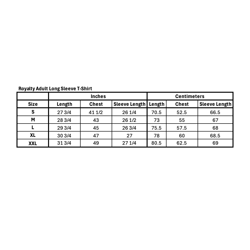 PWHL Adult Royalty Inau6ural 6 Sideline Long Sleeve Shirt - Long Sleeve T-Shirt in Black