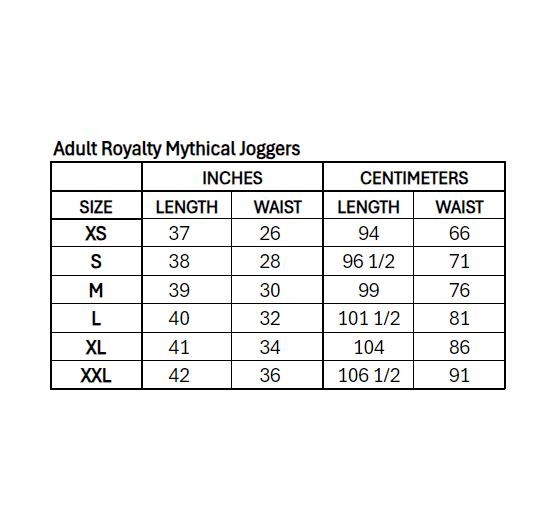 Ottawa Charge Adult Royalty Mythical Joggers