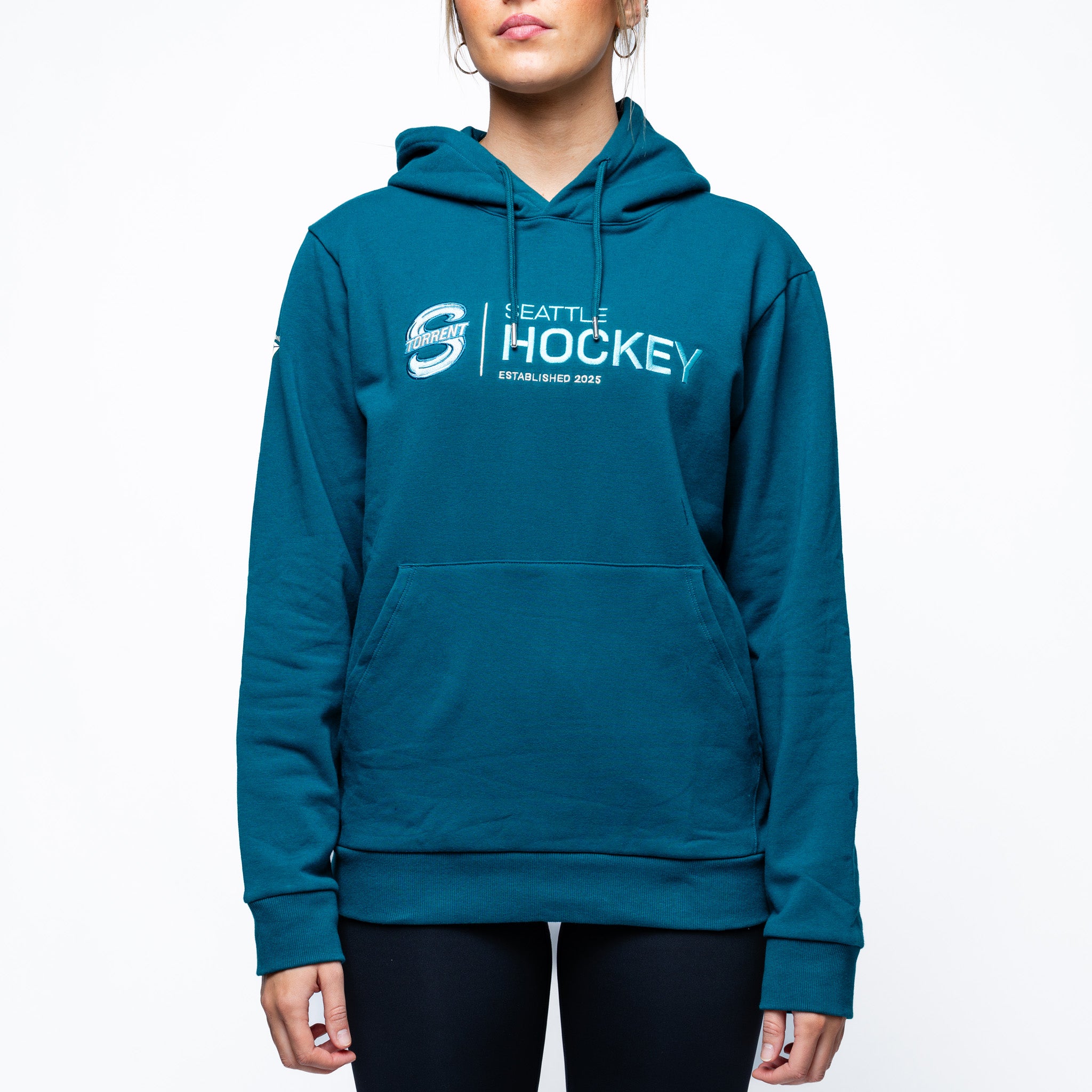 Adult Seattle Torrent Royalty Citymark Cloud Hoodie - Hoodie in Green