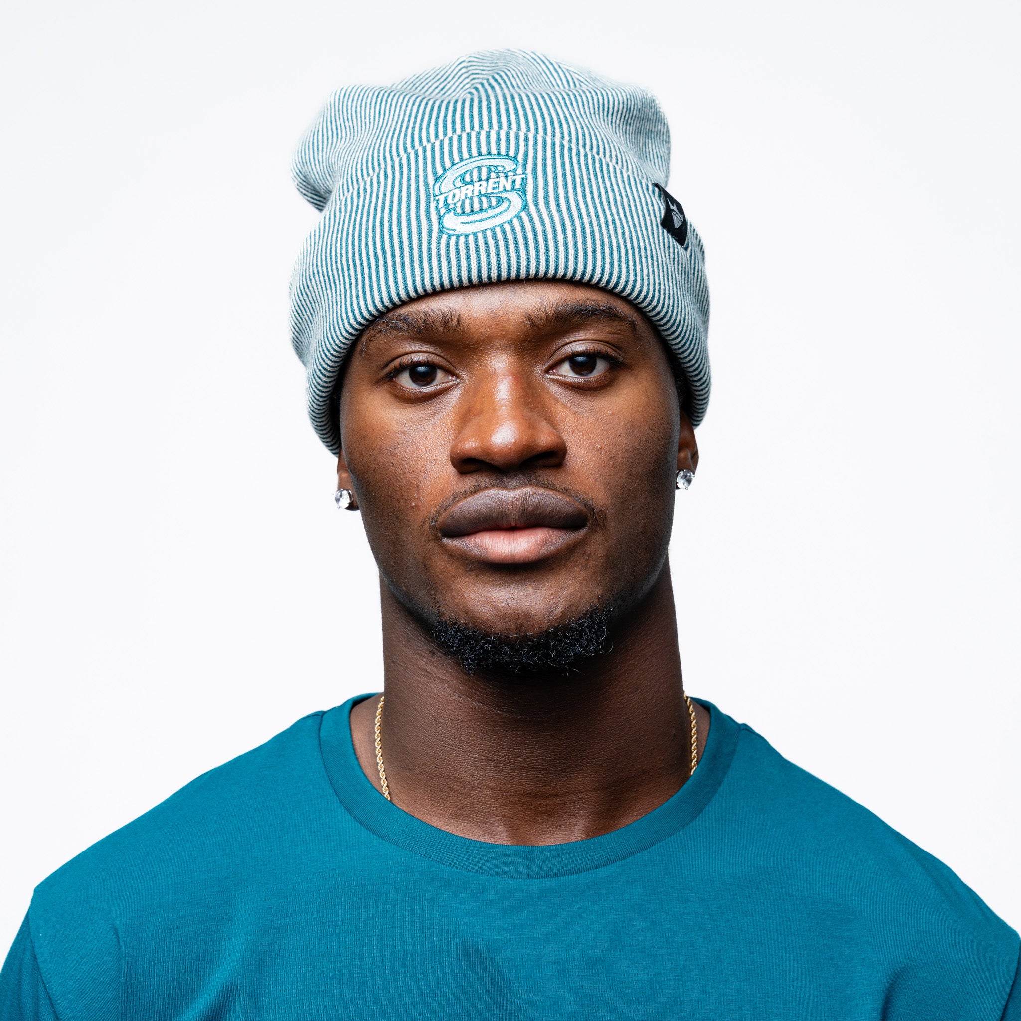 帽子 Bucktail Knit Beanie Adult Seattle Torrent Royalty Double Knit Beanie