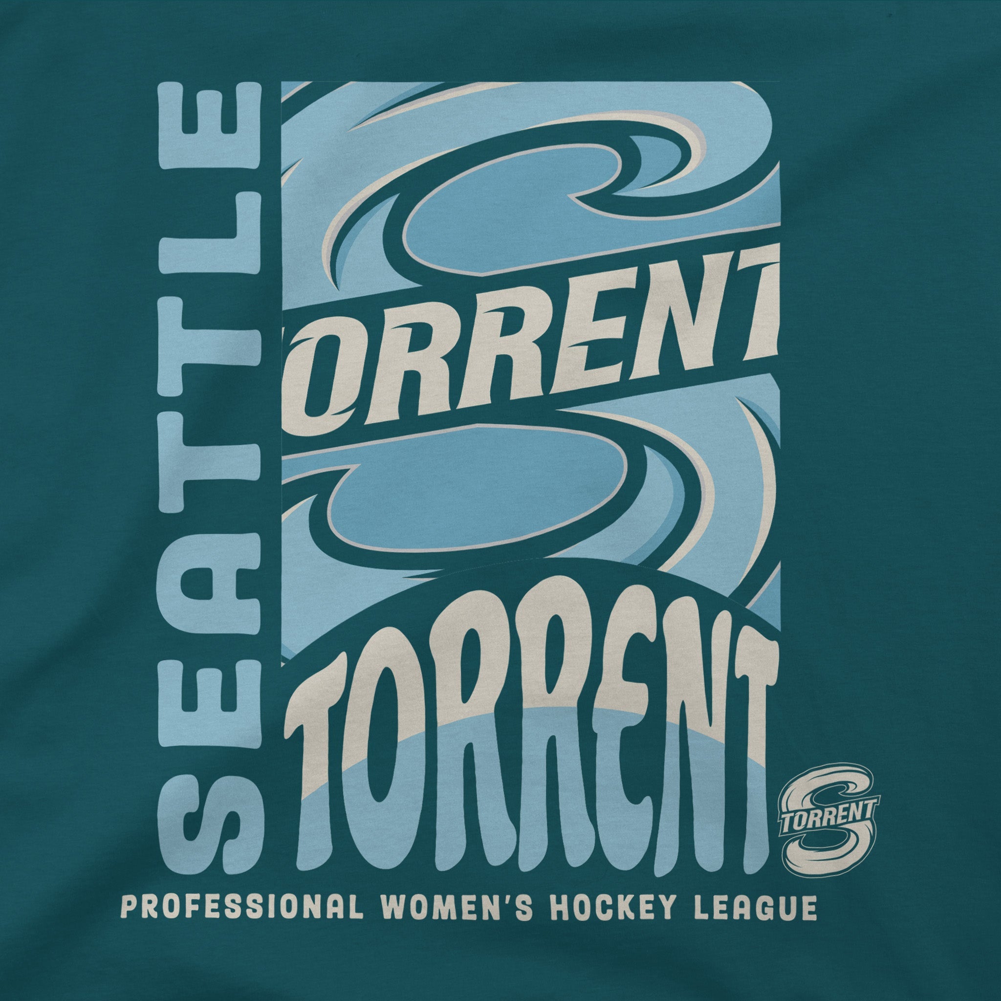 Youth Seattle Torrent Stadium Essentials Pop Up T-Shirt - T-Shirt in Green