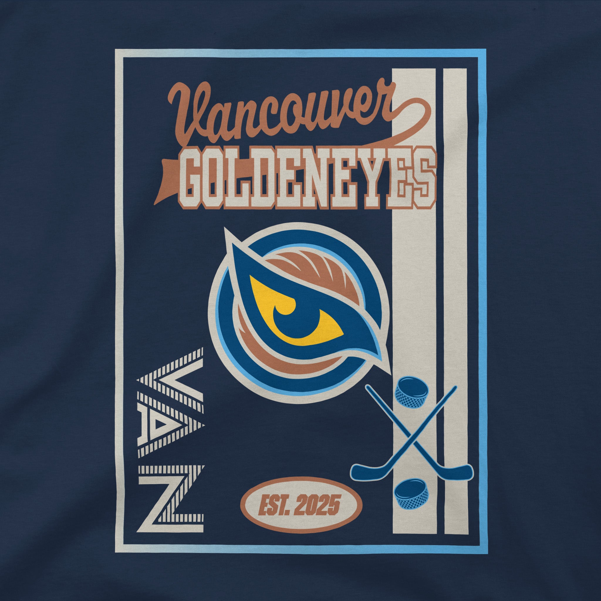 Youth Vancouver Goldeneyes Stadium Essentials Jumbo Hoodie - Hoodie in Navy