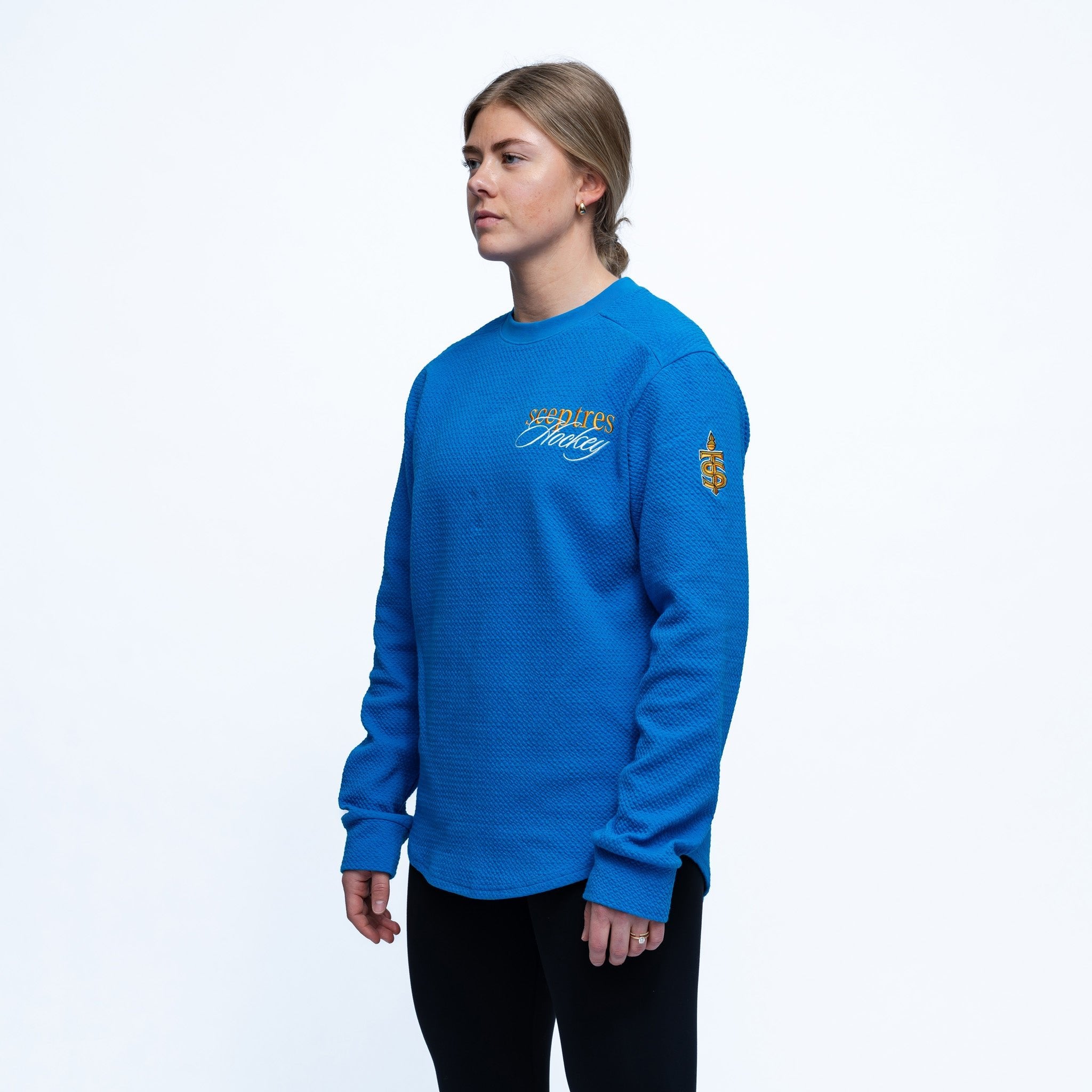 Adult Toronto Sceptres Royalty Waffle Crew - Crewneck in XS