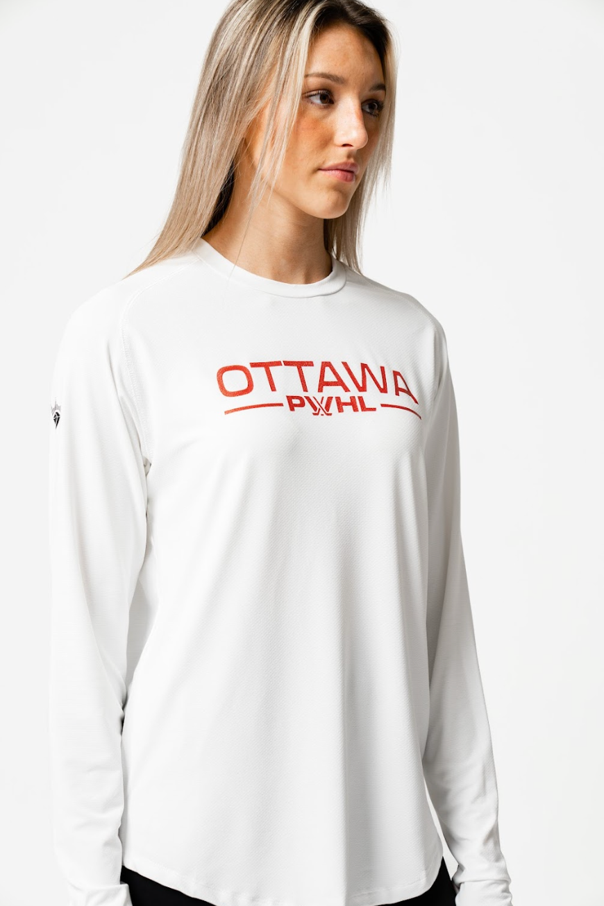 T-shirt manches longues d’Ottawa Legacy Performance 