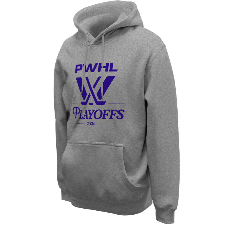 PWHL Playoffs Sticks Logo Hoodie