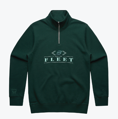 Boston Fleet Unisex Peace Collective Fleece Quarter Zip