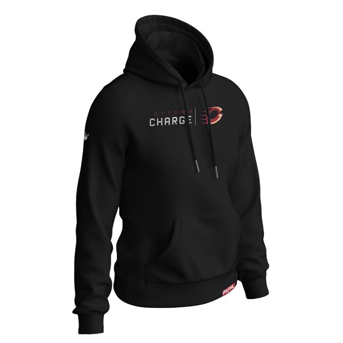 Ottawa Charge Unisex Royalty Cloud Hoodie - Hoodie in Black