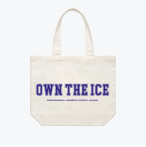 PWHL Peace Collective Own the Ice Tote