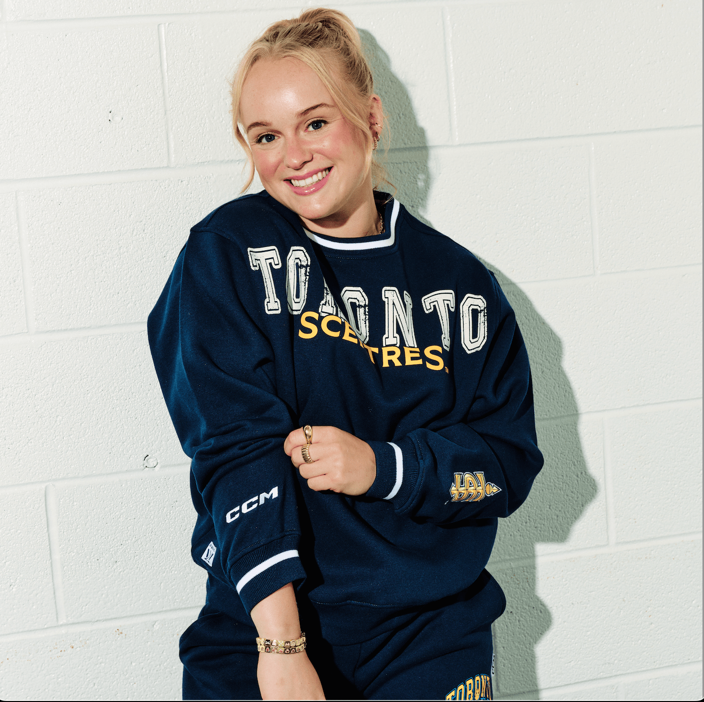 Women's Toronto Sceptres CCM Wordmark Crew - Crewneck in S