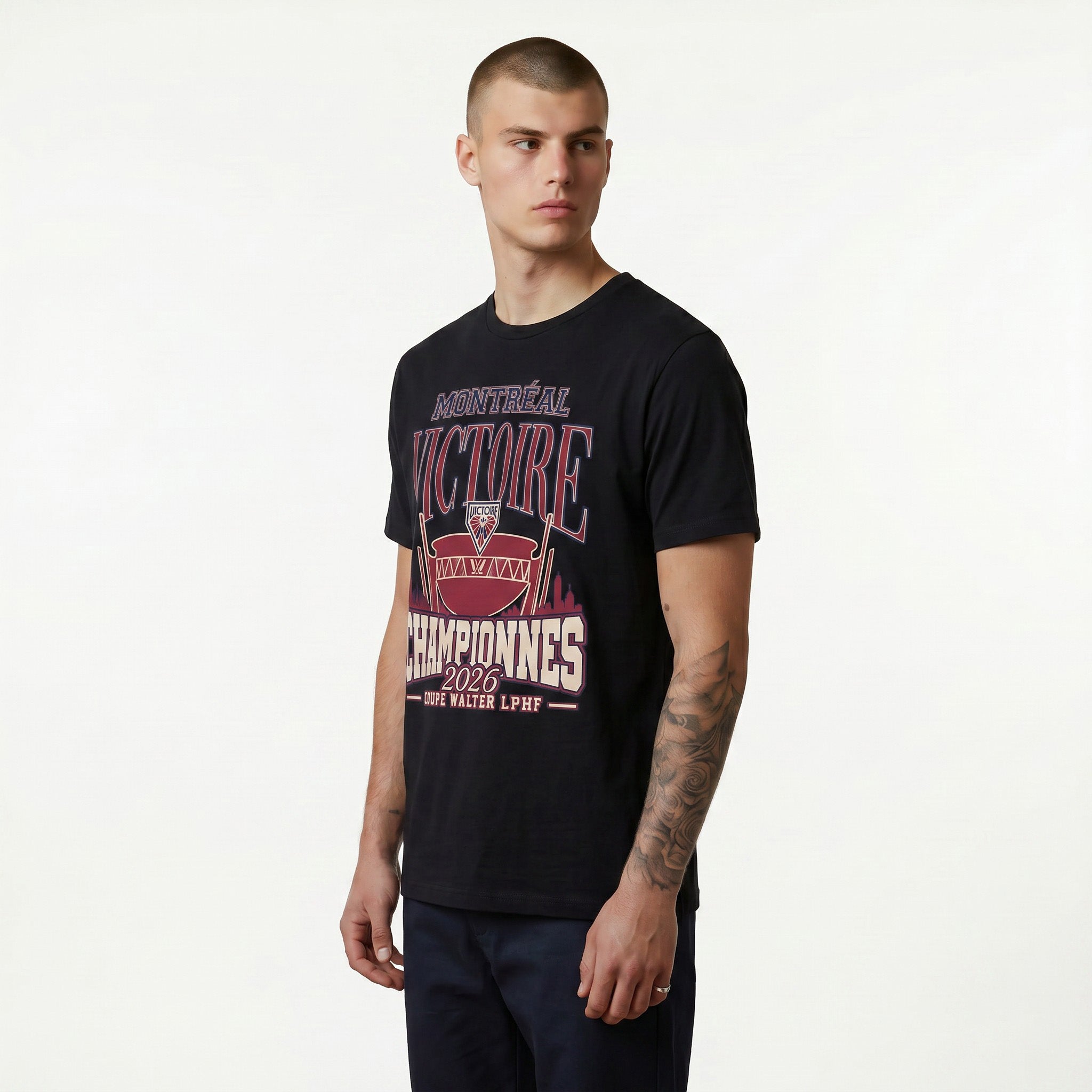 Adult Montreal Victoire Royalty Champions Locker Room 2026 T-Shirt