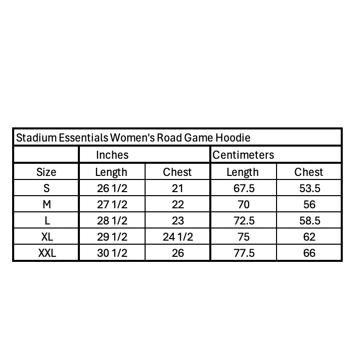 PWHL Adult Stadium Essentials Road Game 2 Embroidered Hoodie - Hoodie in Black