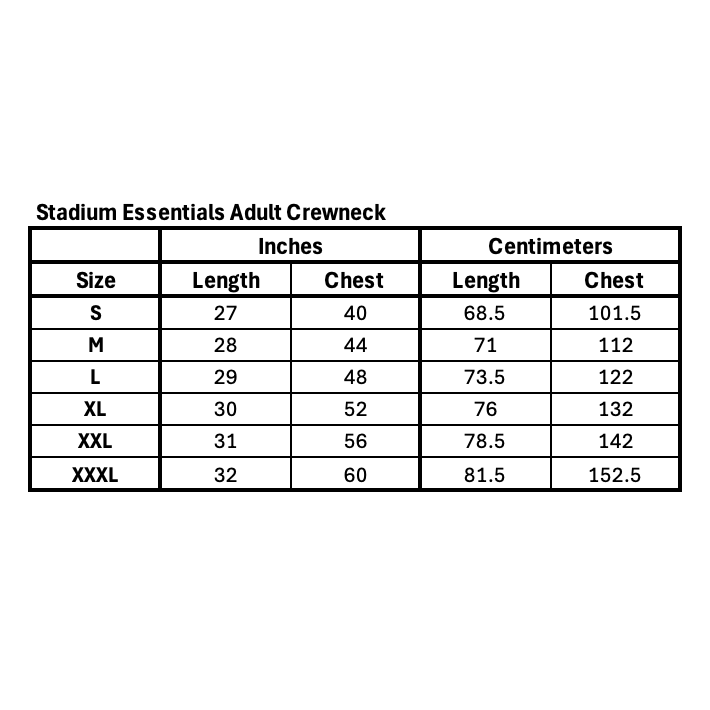 PWHL Adult Stadium Essentials Sky High II Fleece Crew - Crewneck in S