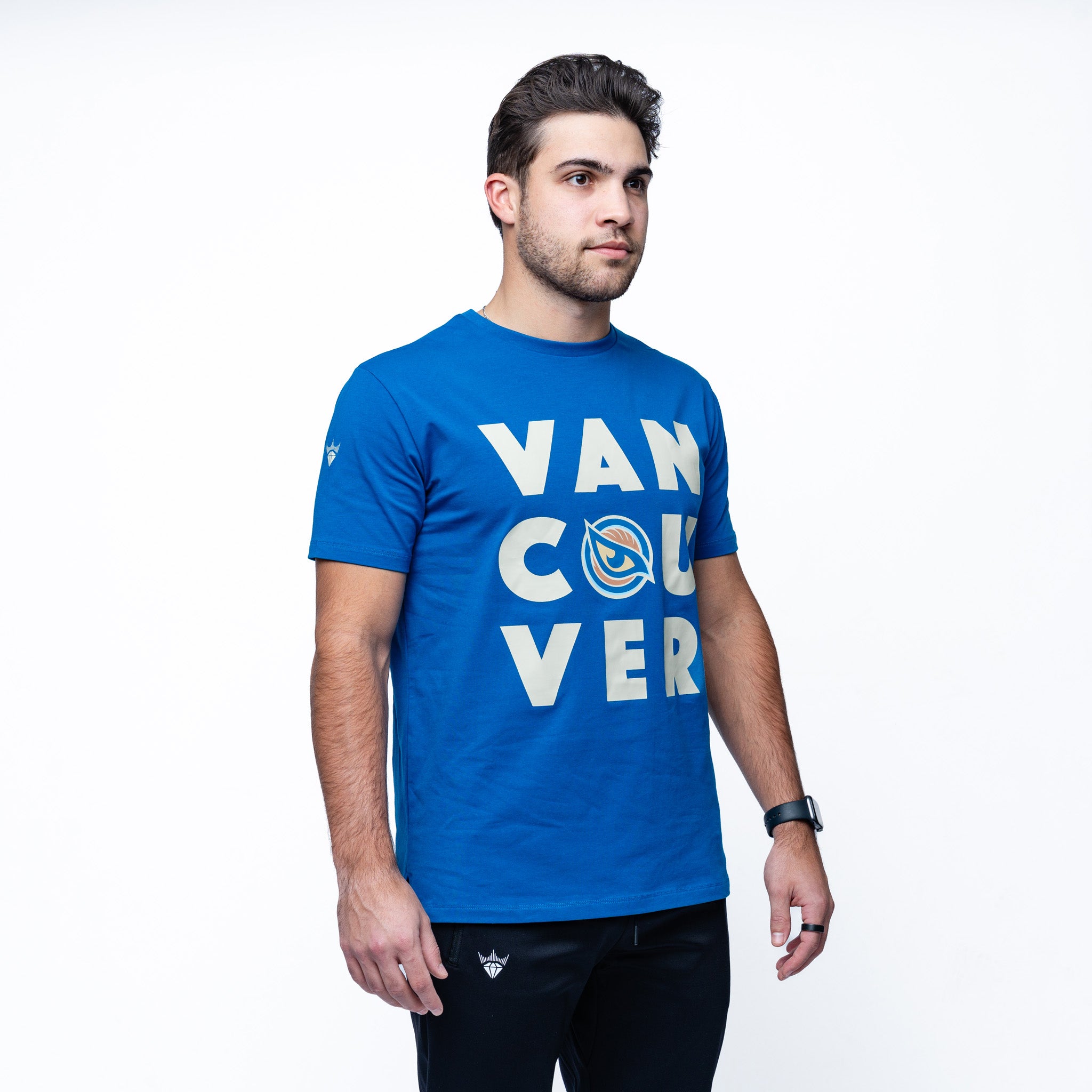 Adult Vancouver Goldeneyes Royalty Hometown Sideline T-Shirt - T-Shirt in Blue