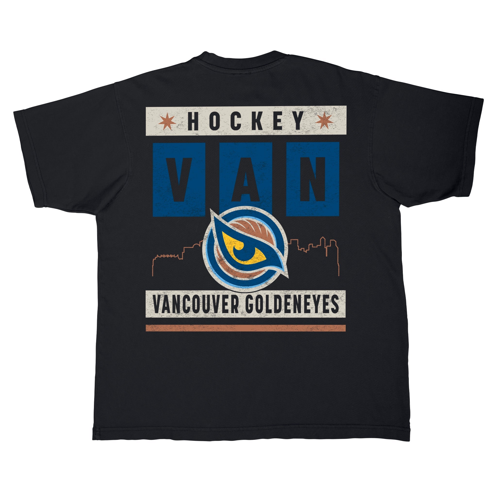 Adult Vancouver Goldeneyes Stadium Essentials Big Shot Urban T-Shirt - T-Shirt in Black