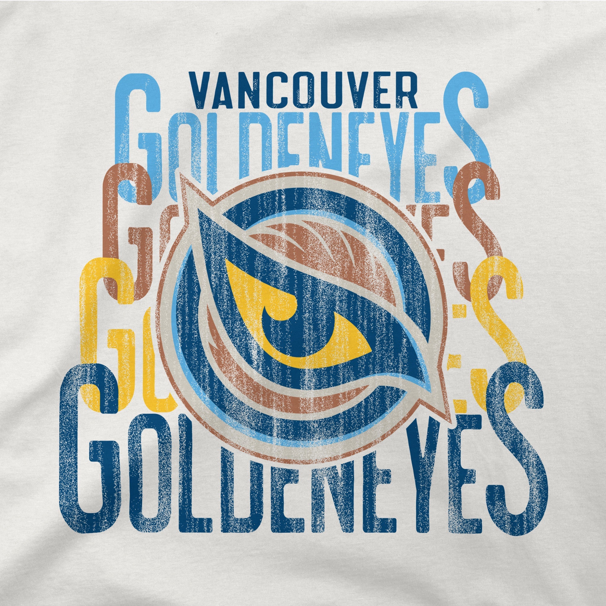 Adult Vancouver Goldeneyes Stadium Essentials Dedication Crewneck Sweater - Crewneck in Oatmeal Heather