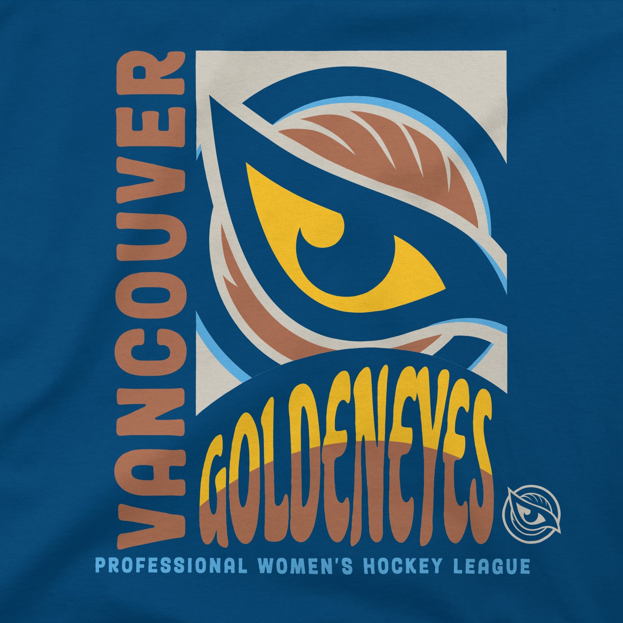 Youth Vancouver Goldeneyes Stadium Essentials Pop Up T-Shirt - T-Shirt in Blue