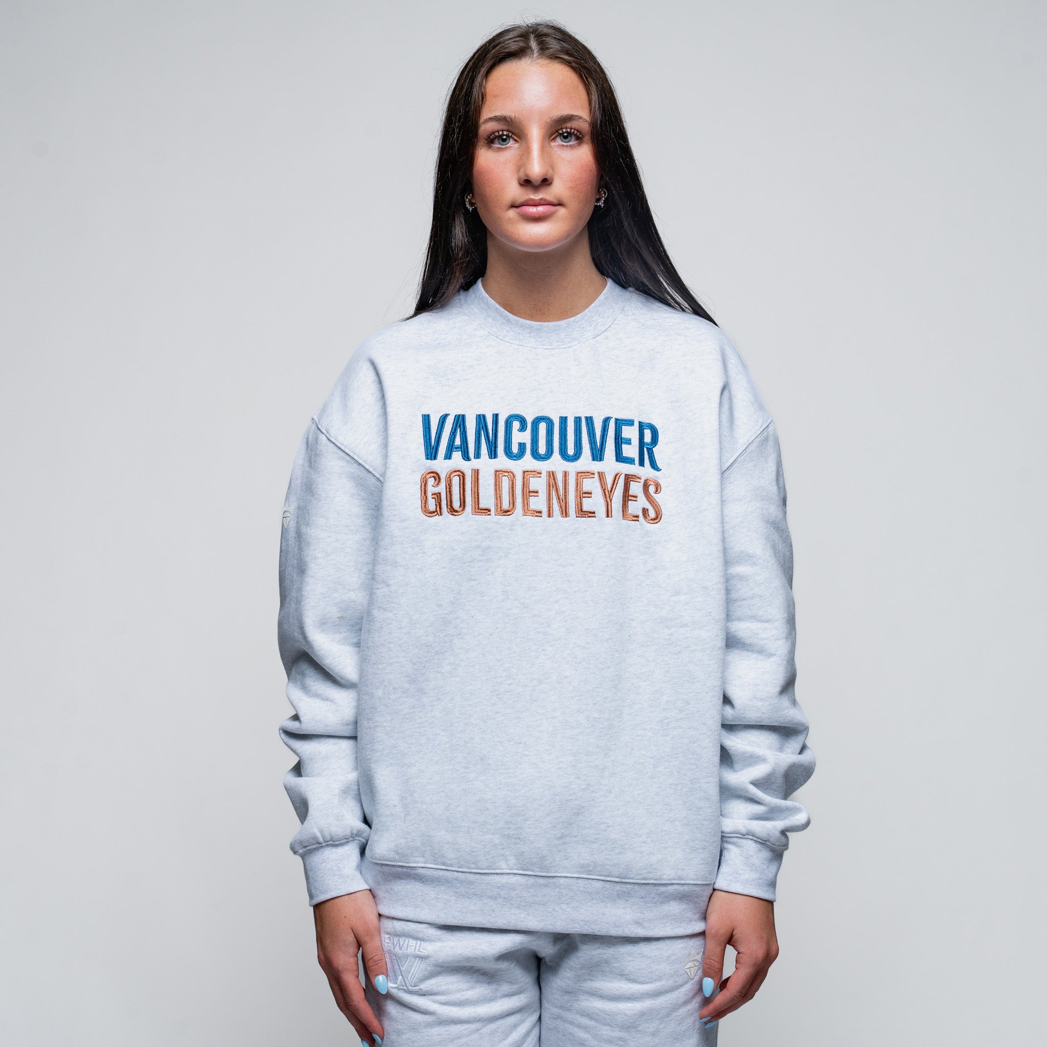 Adult Vancouver Goldeneyes Royalty Relaxed Crew - Crewneck in XS