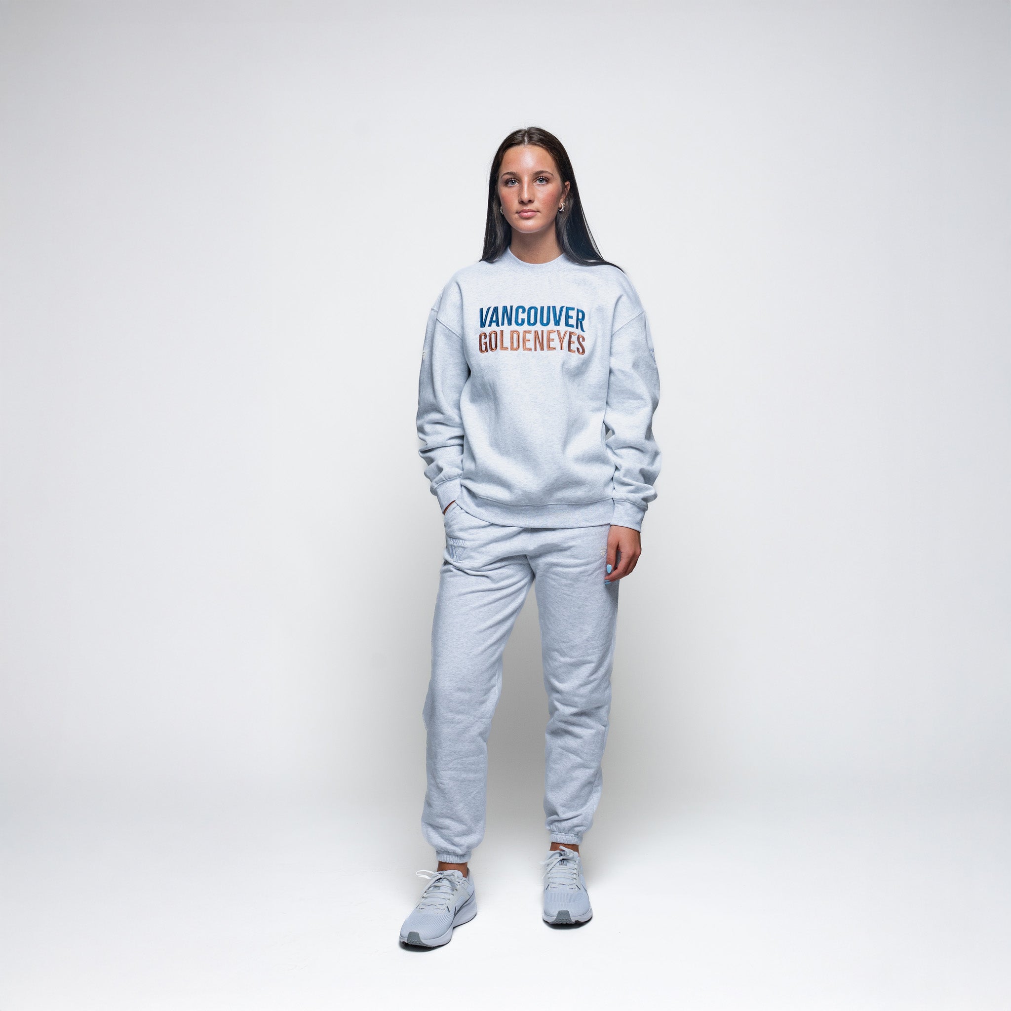 Adult Vancouver Goldeneyes Royalty Relaxed Crew - Crewneck in XS