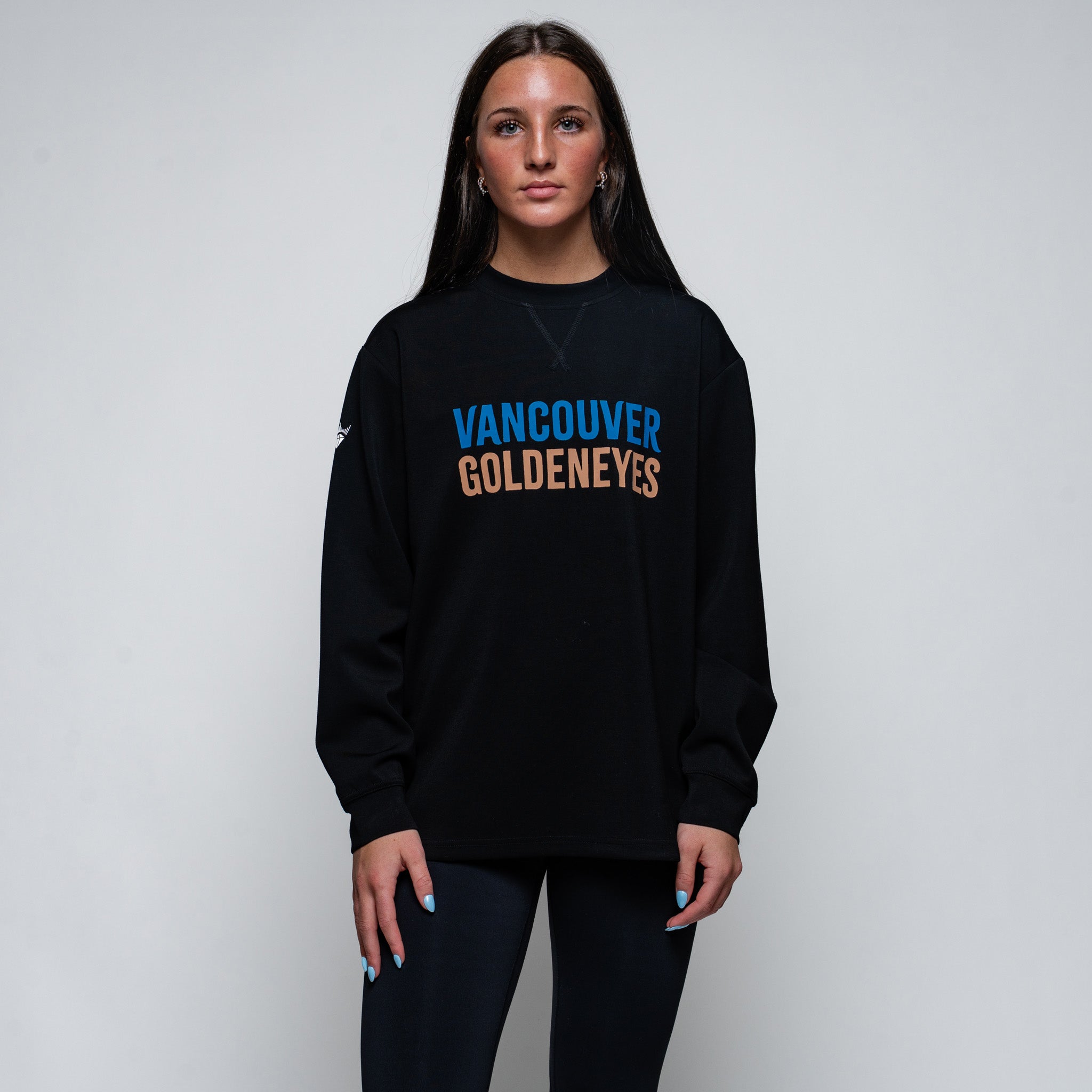 Adult Vancouver Goldeneyes Royalty Aura Performance Crew - Crewneck in XS