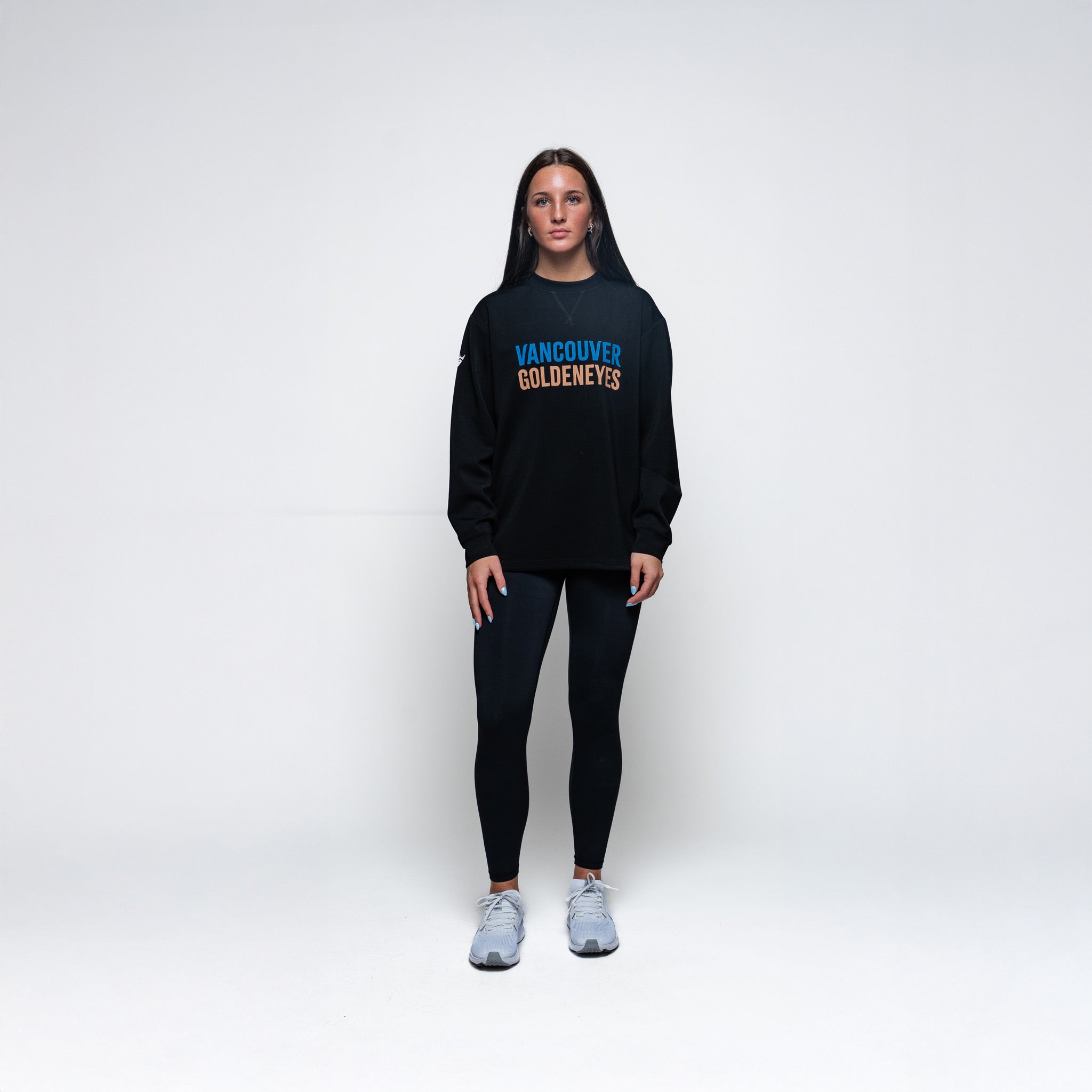 Adult Vancouver Goldeneyes Royalty Aura Performance Crew - Crewneck in XS