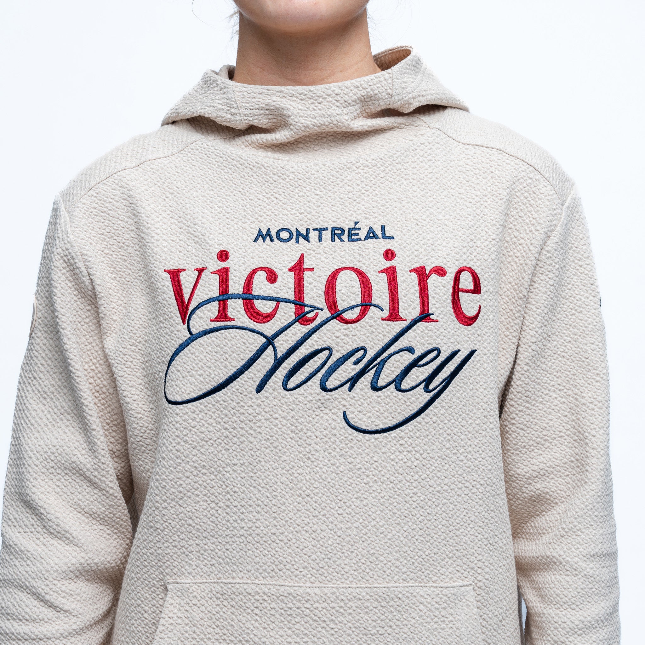 Adult Montreal Victoire Royalty Waffle Hoodie - Hoodie in XS