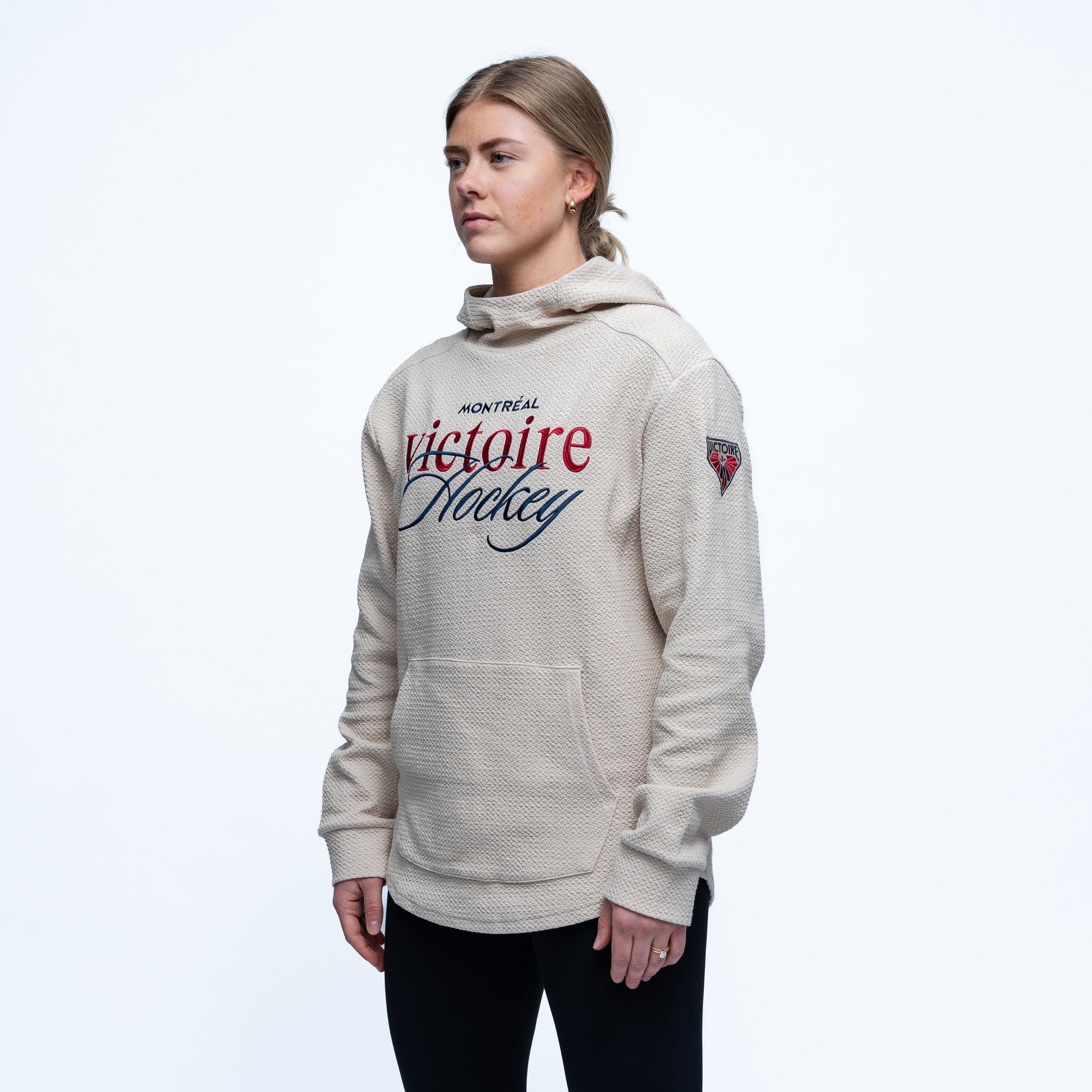 Adult Montreal Victoire Royalty Waffle Hoodie - Hoodie in XS