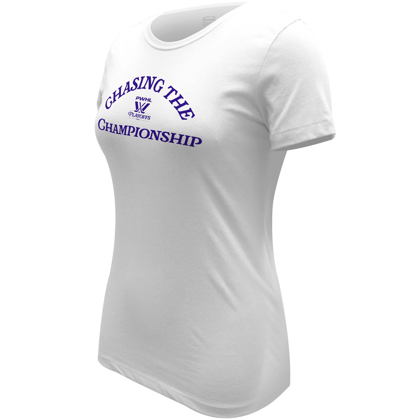 T-shirt essentiel du stade des séries éliminatoires de la PWHL à la poursuite du championnat