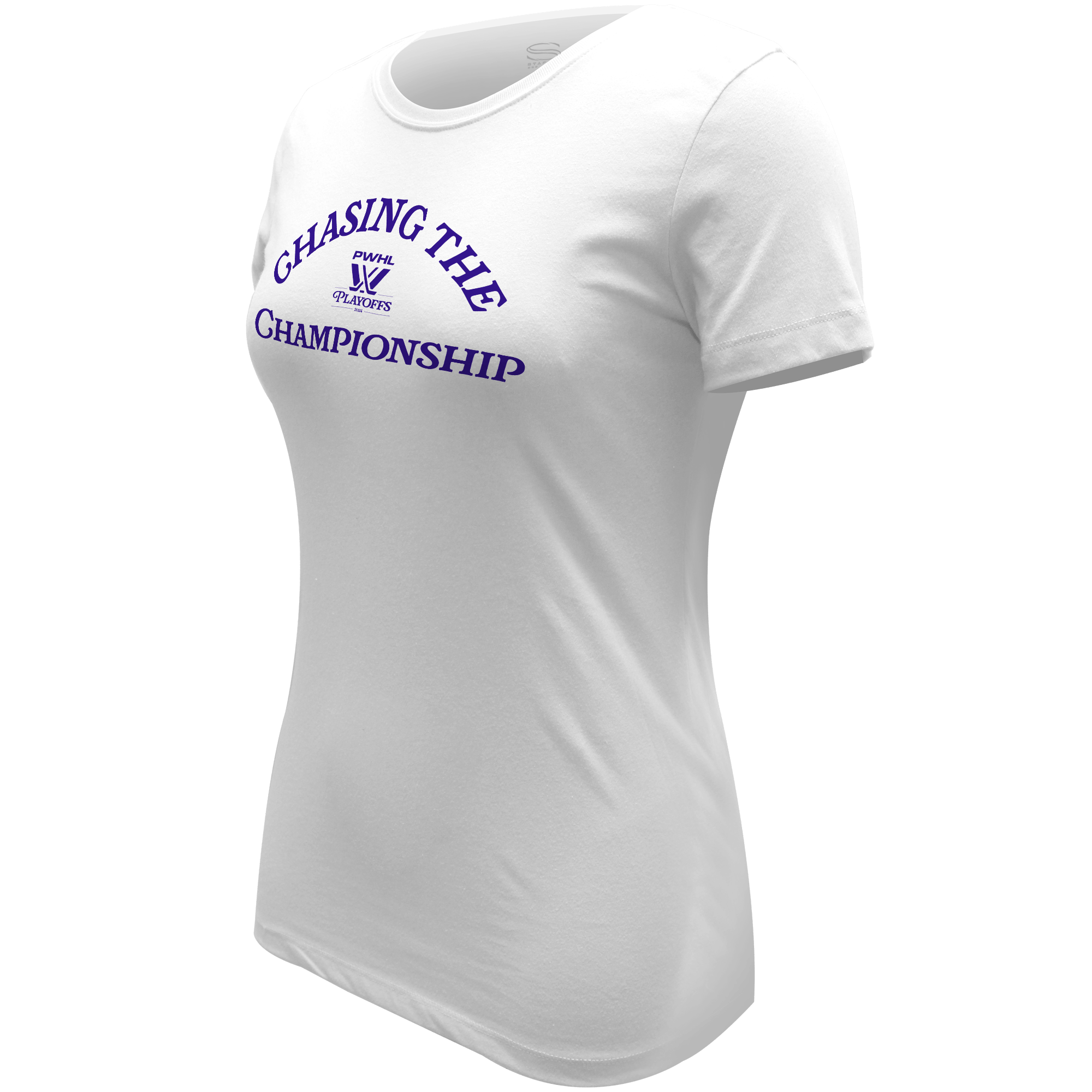 PWHL Playoffs Chasing the Championship Stadium Essentials T-Shirt - T-Shirt in White